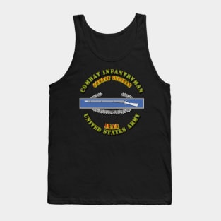 Army - CIB - 1st Award - Combat Veteran - Iraq Tank Top